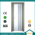 Painted Composite Wooden MDF HDF Flush Door with Glasses